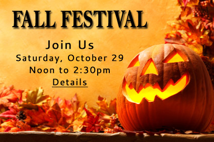 Join in the fun at our Fall Festival